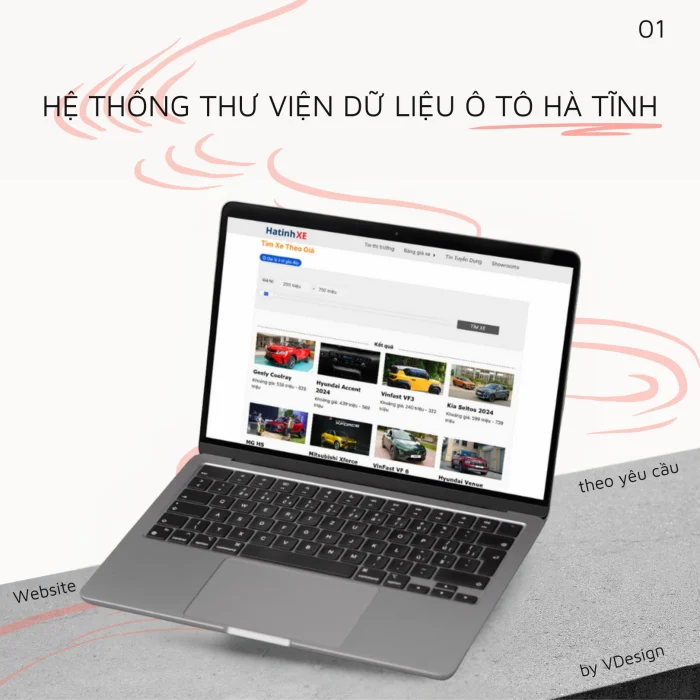 Dự Án Website Hệ Thống Dữ liệu Ô Tô Hà Tĩnh - Preview 1