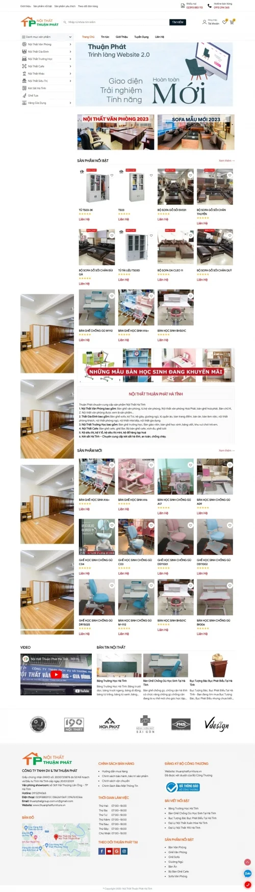 Thiết kế website bán hàng nội thất Thuận Phát Furniture - Preview 1