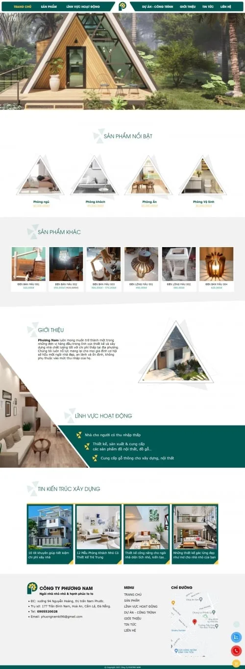 Thiết kế website công ty thiết kế Phương Nam - Preview 1
