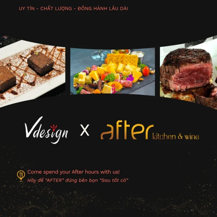 Dự Án Website After Kitchen & Wine Restaurant - Preview 1