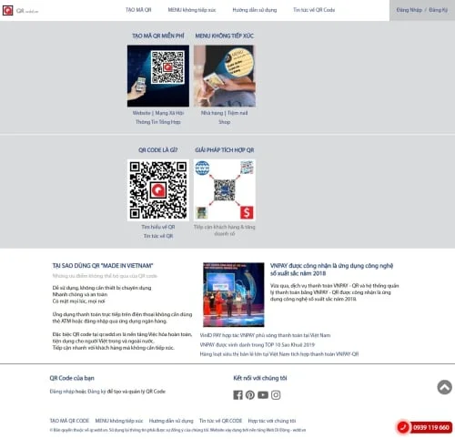 Thiết kế website QR Code - Preview 1
