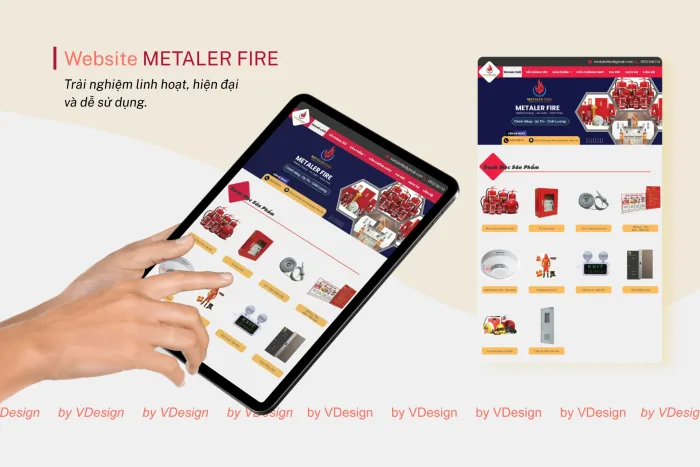Dự Án Website PCCC METALER FIRE - Preview 1
