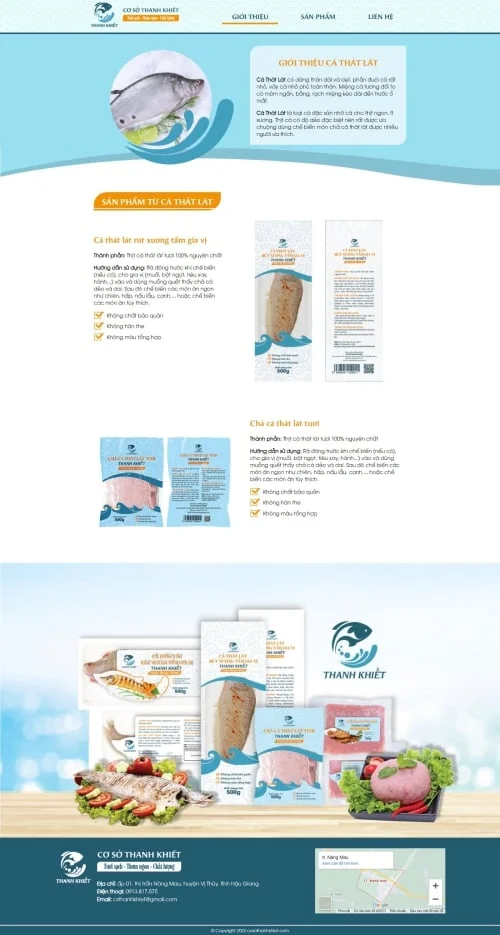 Thiết kế website Cơ sở Thanh Khiết - Preview 1