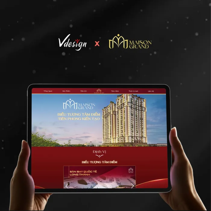 Dự Án Landing Page MAISON GRAND - Preview 1