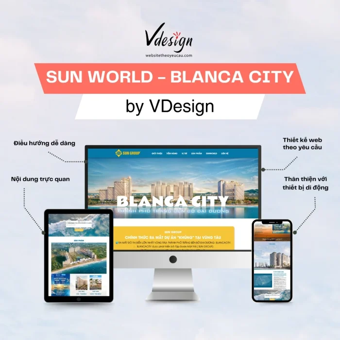 Dự Án Landing Page BLANCA CITY - Preview 1
