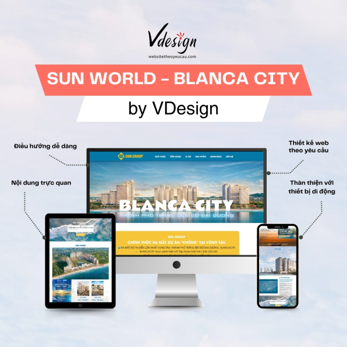 Dự Án Landing Page BLANCA CITY