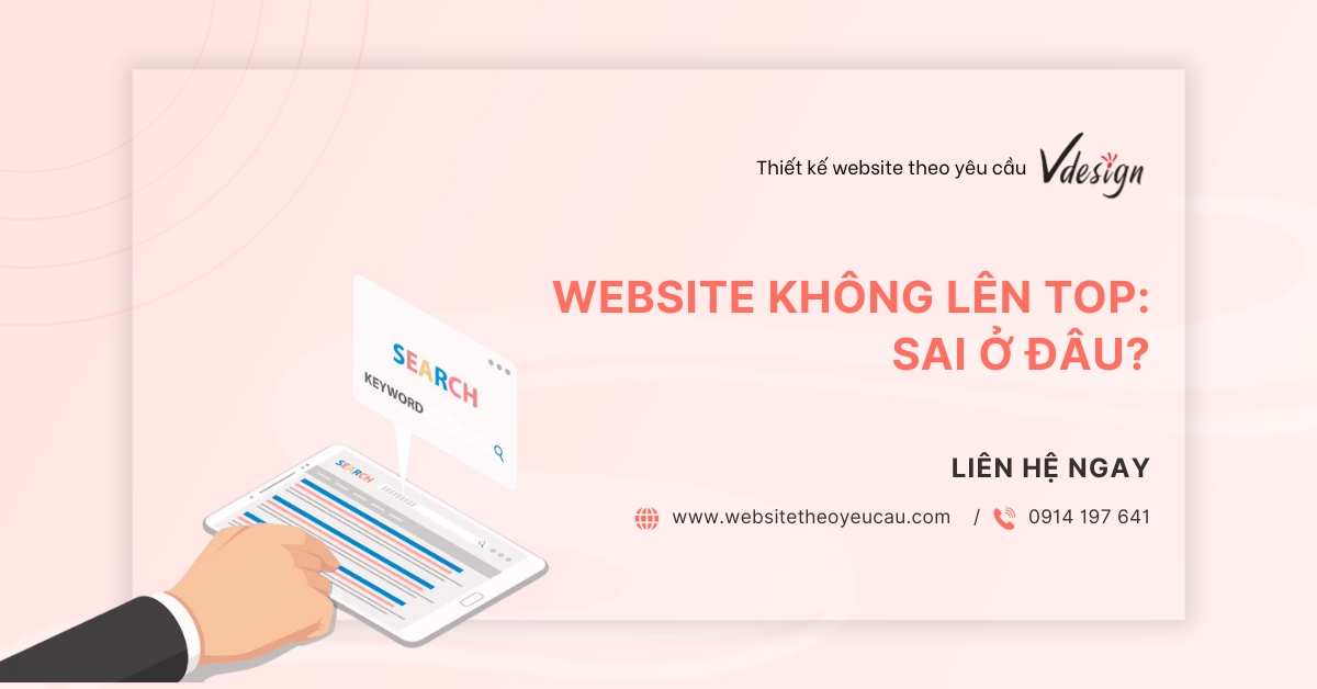 Website không lên top: sai ở đâu?