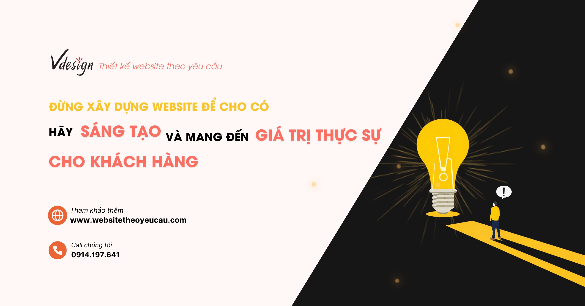 Ý tưởng website đột phá