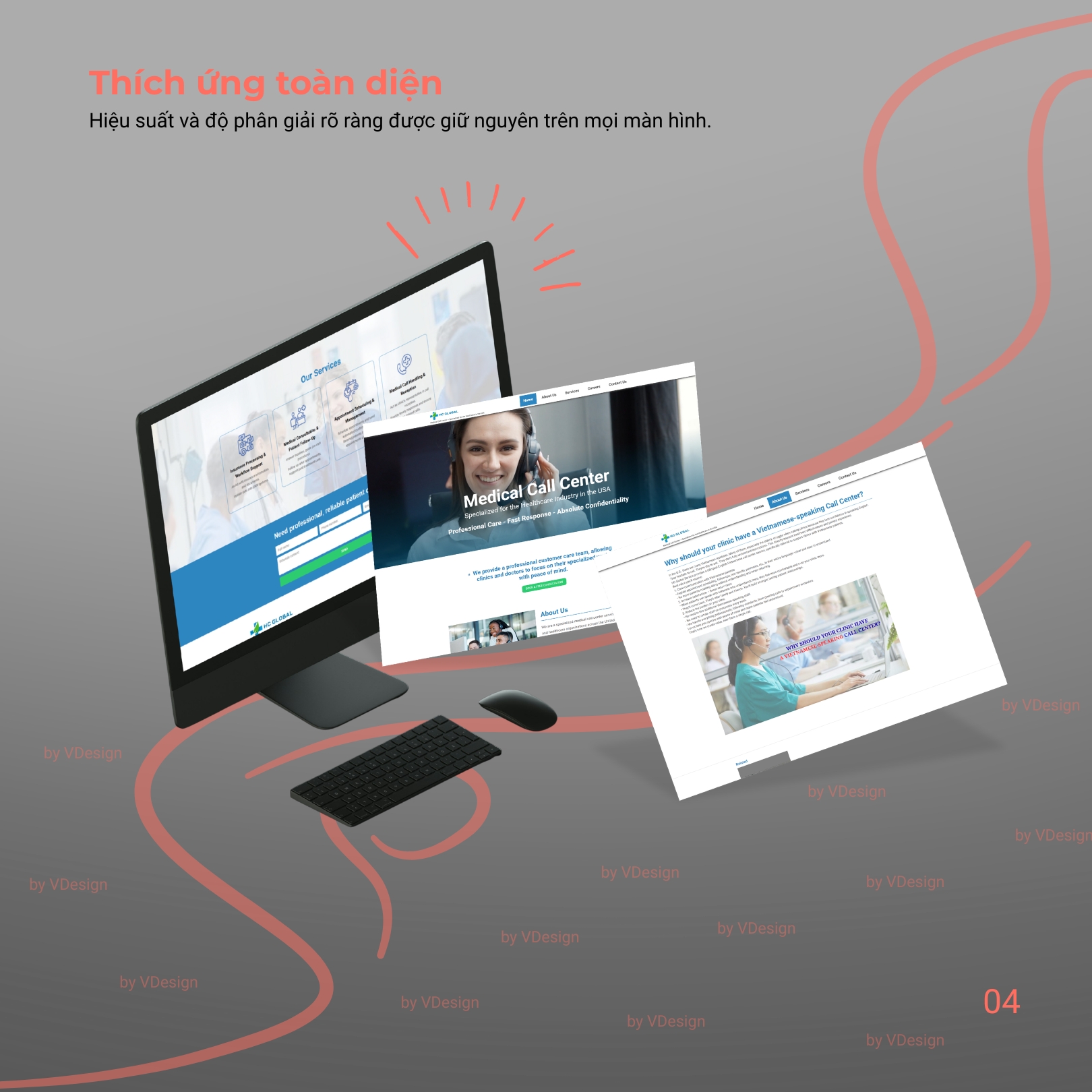 Dự Án Landing Page The HC Global