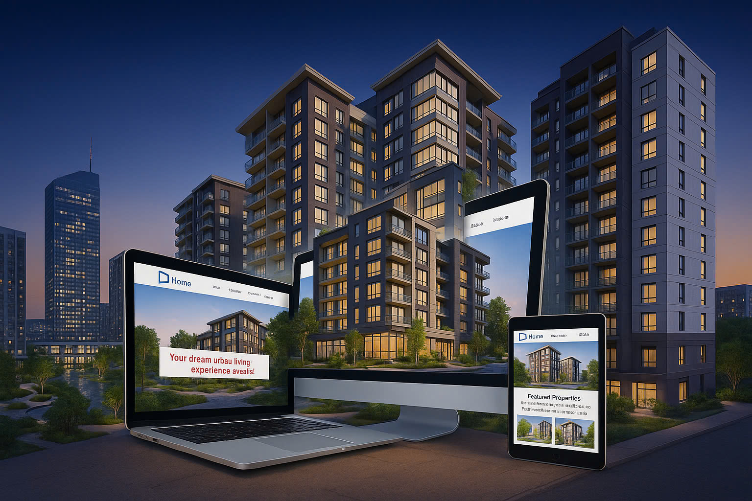 Thiết kế website bất động sản theo yêu cầu