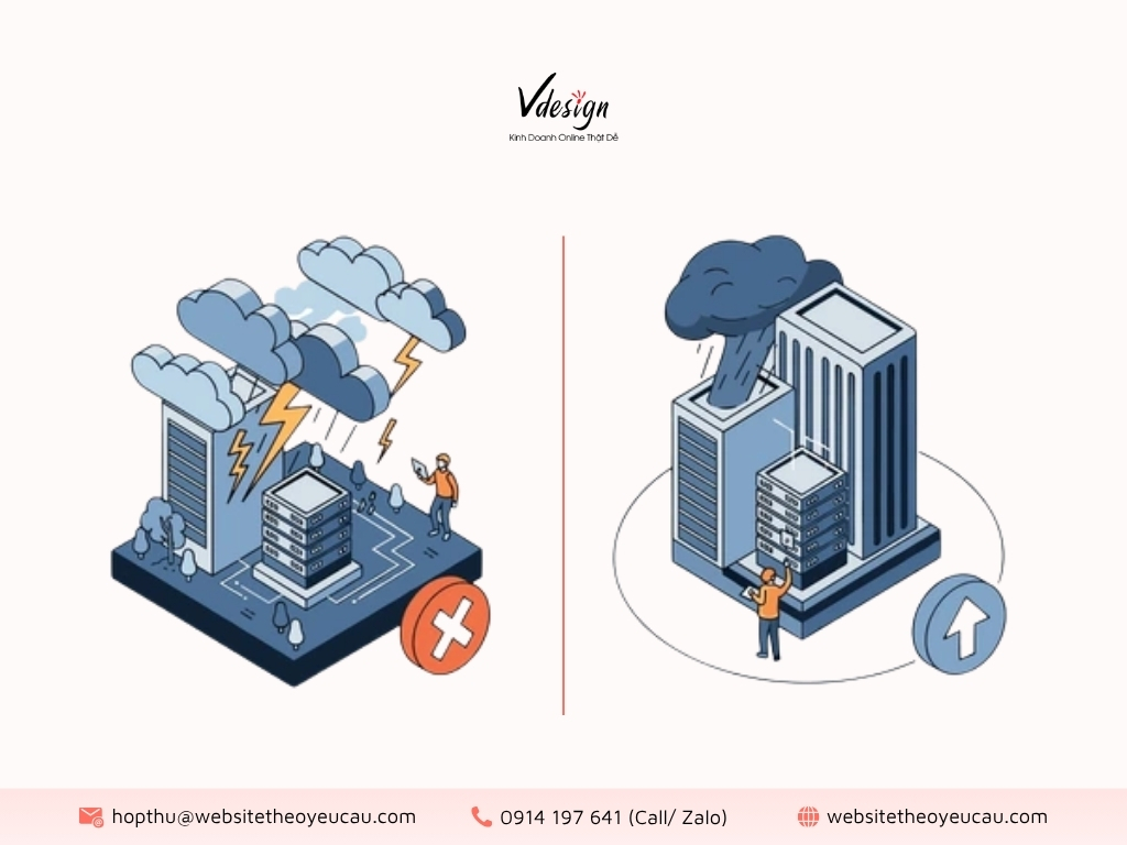 Hosting không đủ sẽ dẫn đến website quá tải