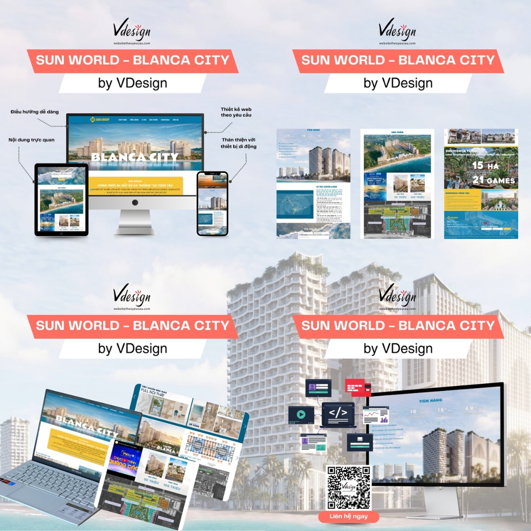 Dự án Landing Page Blanca City (Sun Group) by VDesign