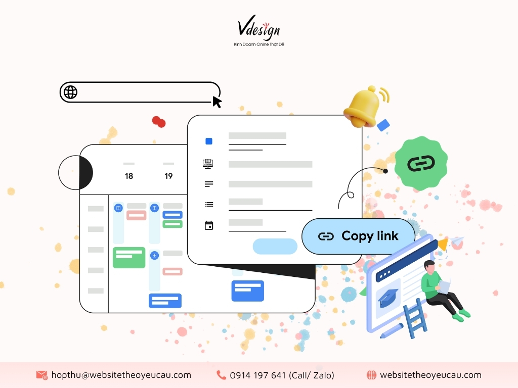 Những điều cần lưu ý khi thiết kế website công cụ đặt lịch.