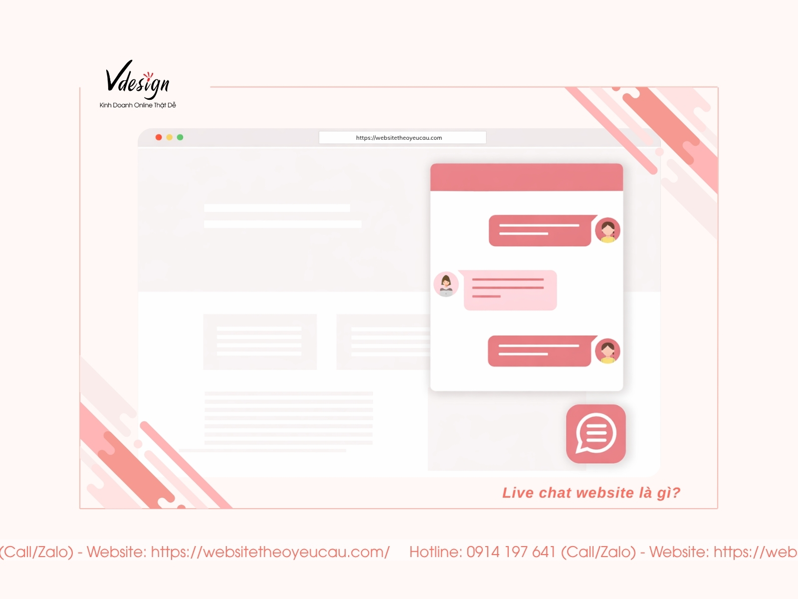 Live chat website là gì?