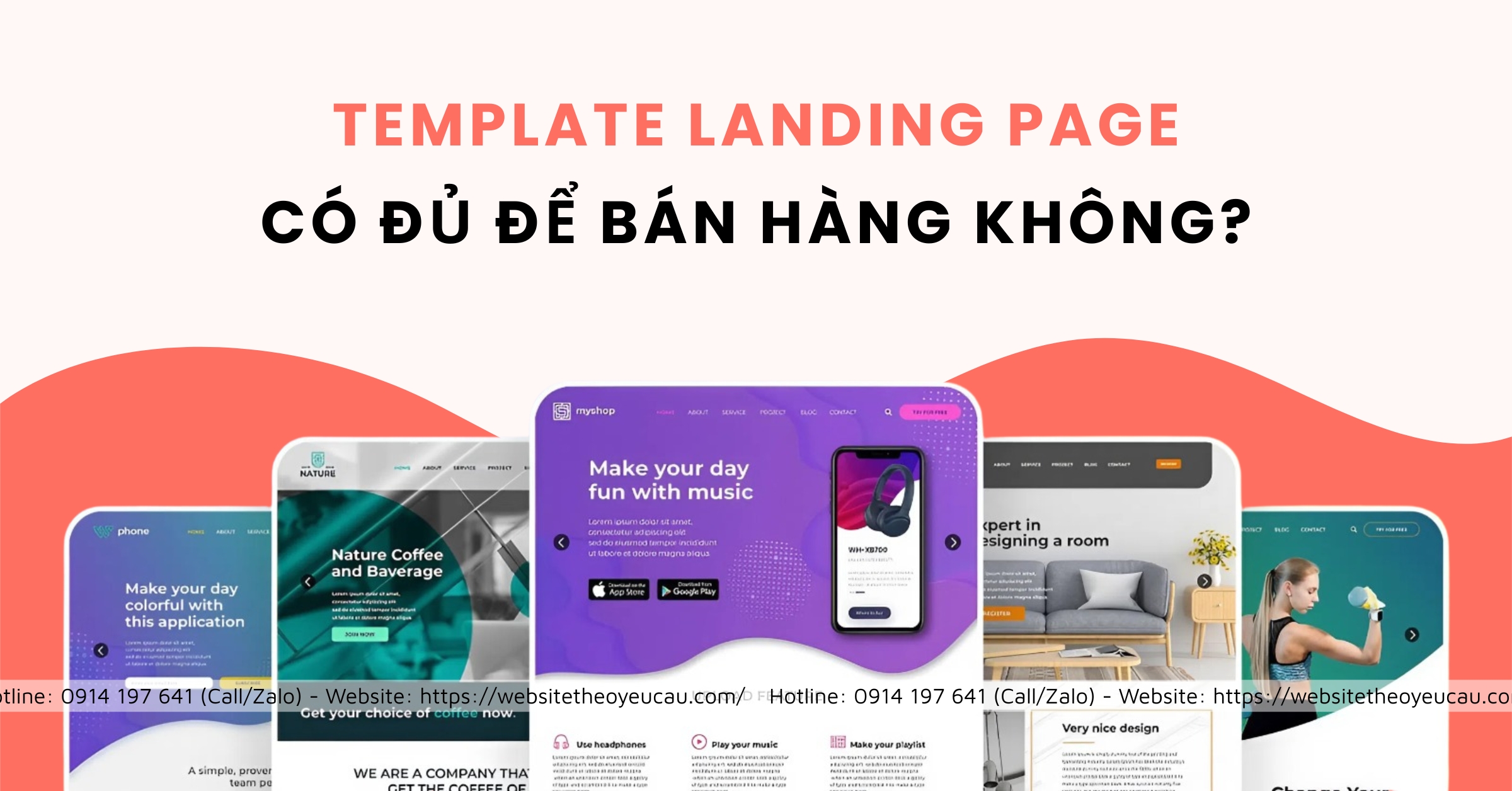 Template Landing Page có đủ để bán hàng không? 