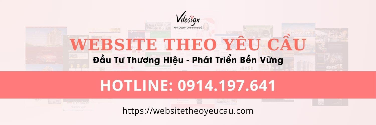 VDesign dịch vụ Thiết kế Website Theo Yêu Cầu