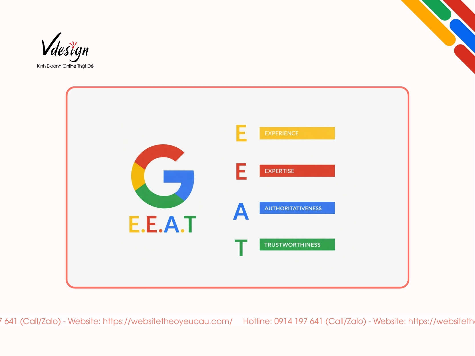 Website cần đảm bảo EEAT sẽ có khả năng thăng hạng rất nhanh với mức độ tín nhiệm cao từ Google.