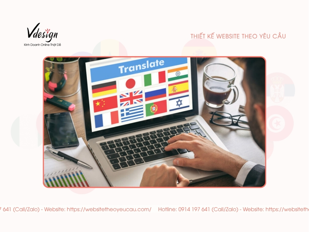 Lưu ý quan trọng khi thiết kế website đa ngôn ngữ.