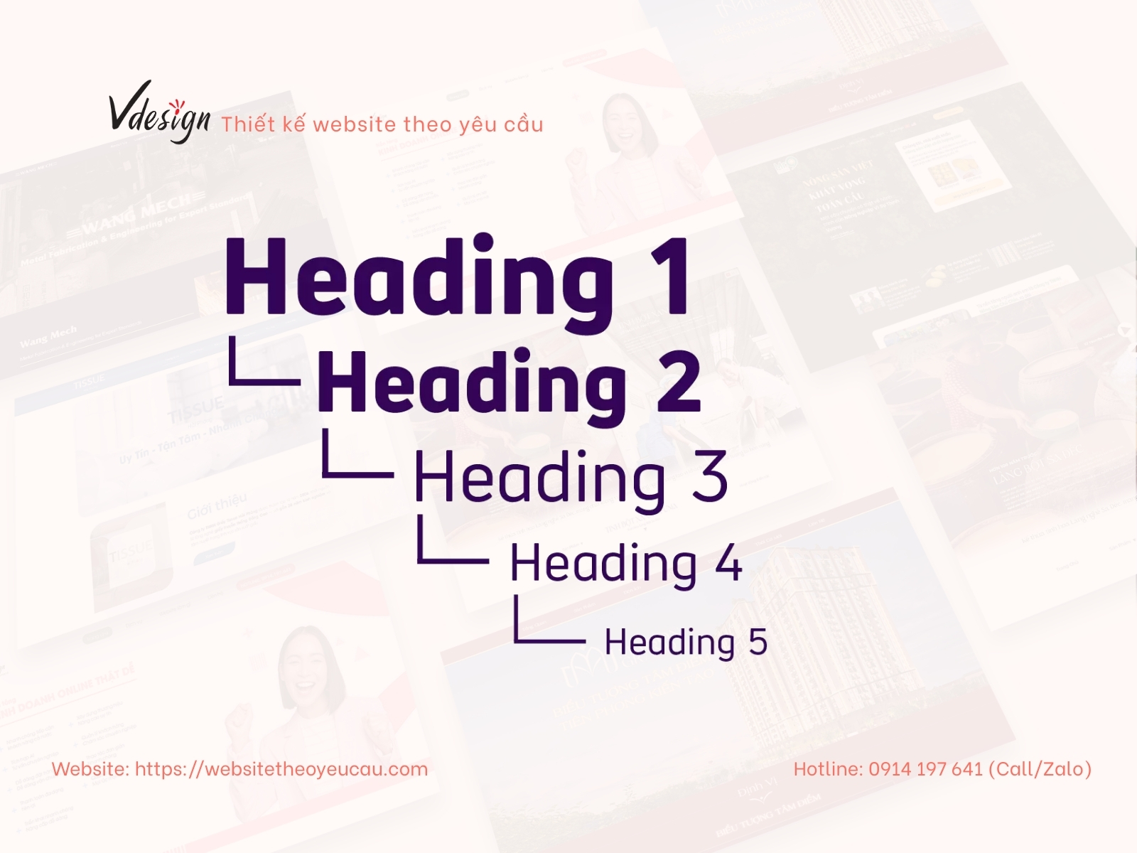 Cấu trúc heading H1, H2, H3 trong page sản phẩm chuẩn SEO giúp tối ưu nội dung website.