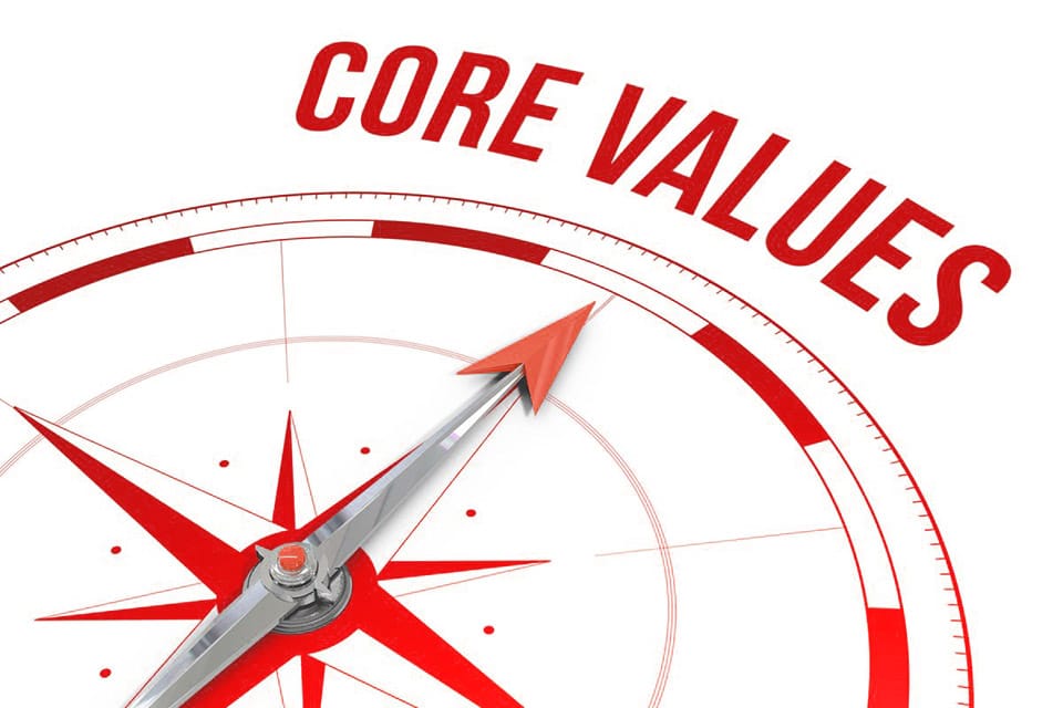 Xác định giá trị cốt lõi và thể hiện nổi bật, xuyên suốt nội dung của website