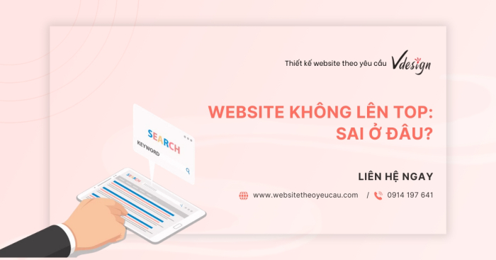 Website không lên top: sai ở đâu?