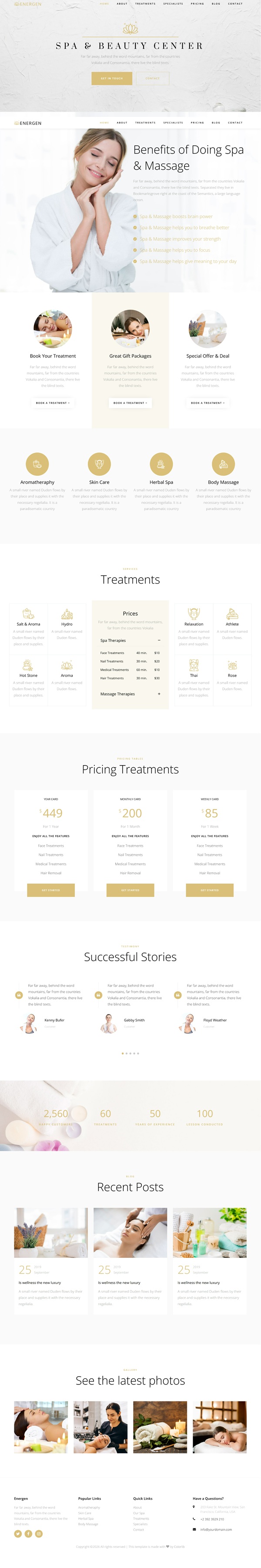 Mẫu Website Thể Hình Energen