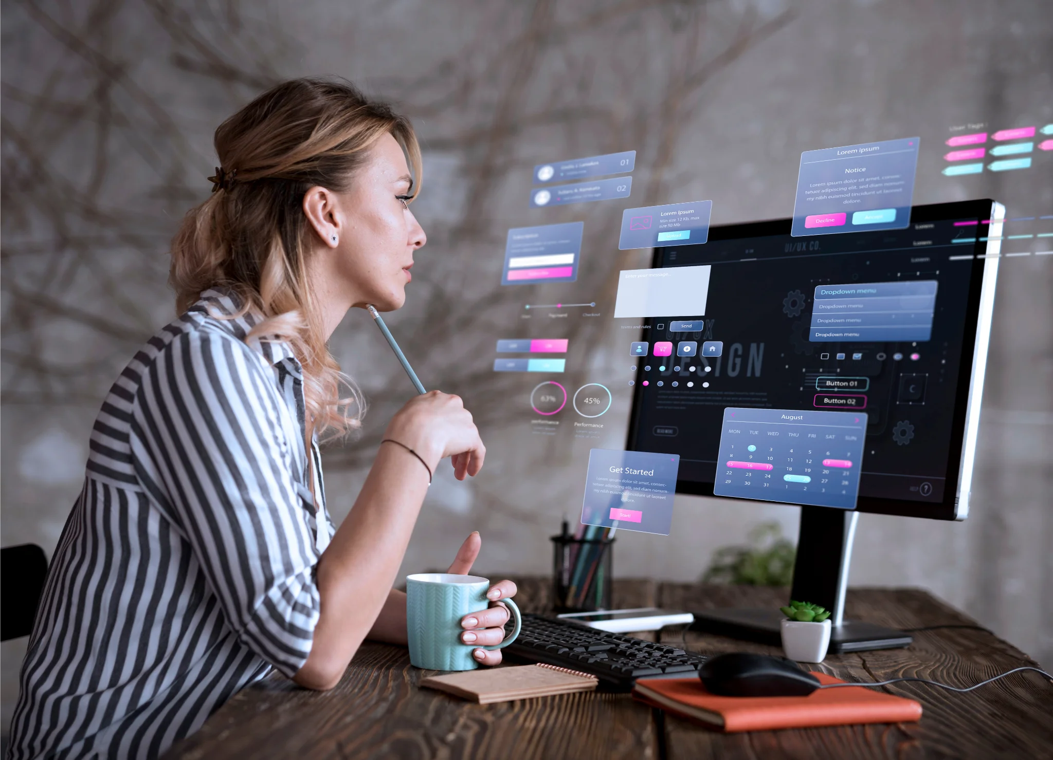 Làm thế nào để dung hòa giữa hai yếu tố Data vs Design.