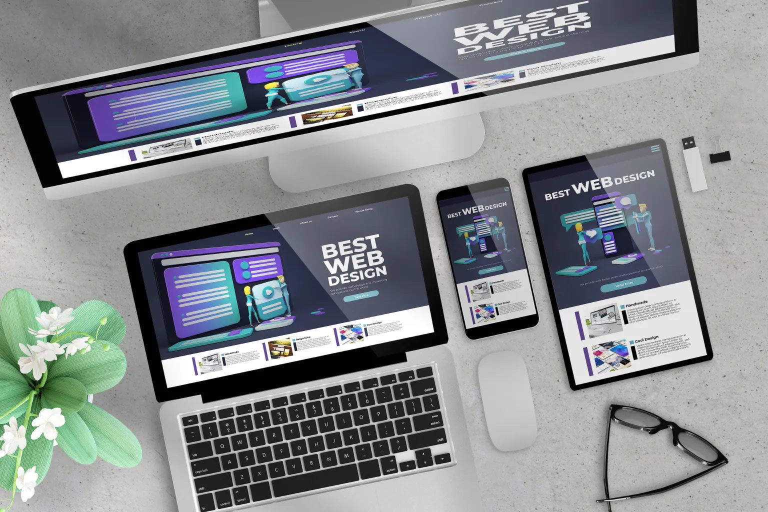 Website dễ dàng thao tác trên mọi thiết bị