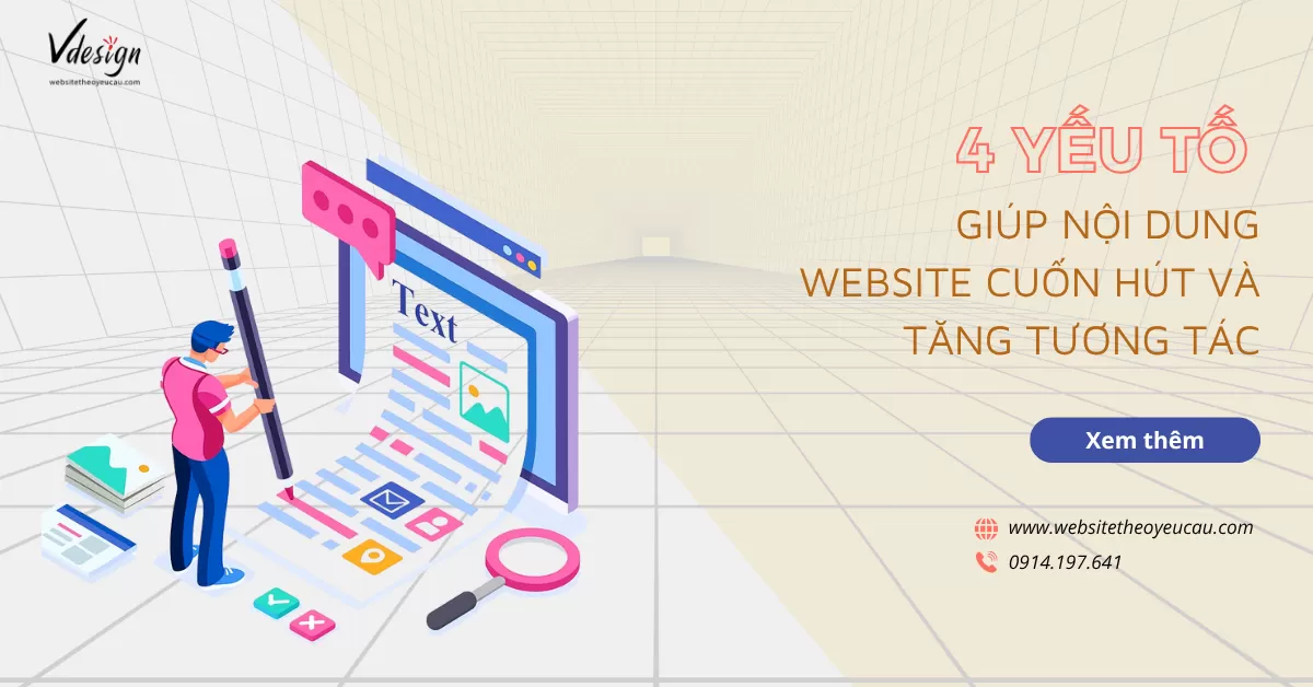 4 yếu tố giúp nội dung website cuốn hút và tăng tương tác