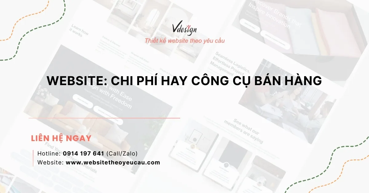 Website: Chi phí hay công cụ bán hàng