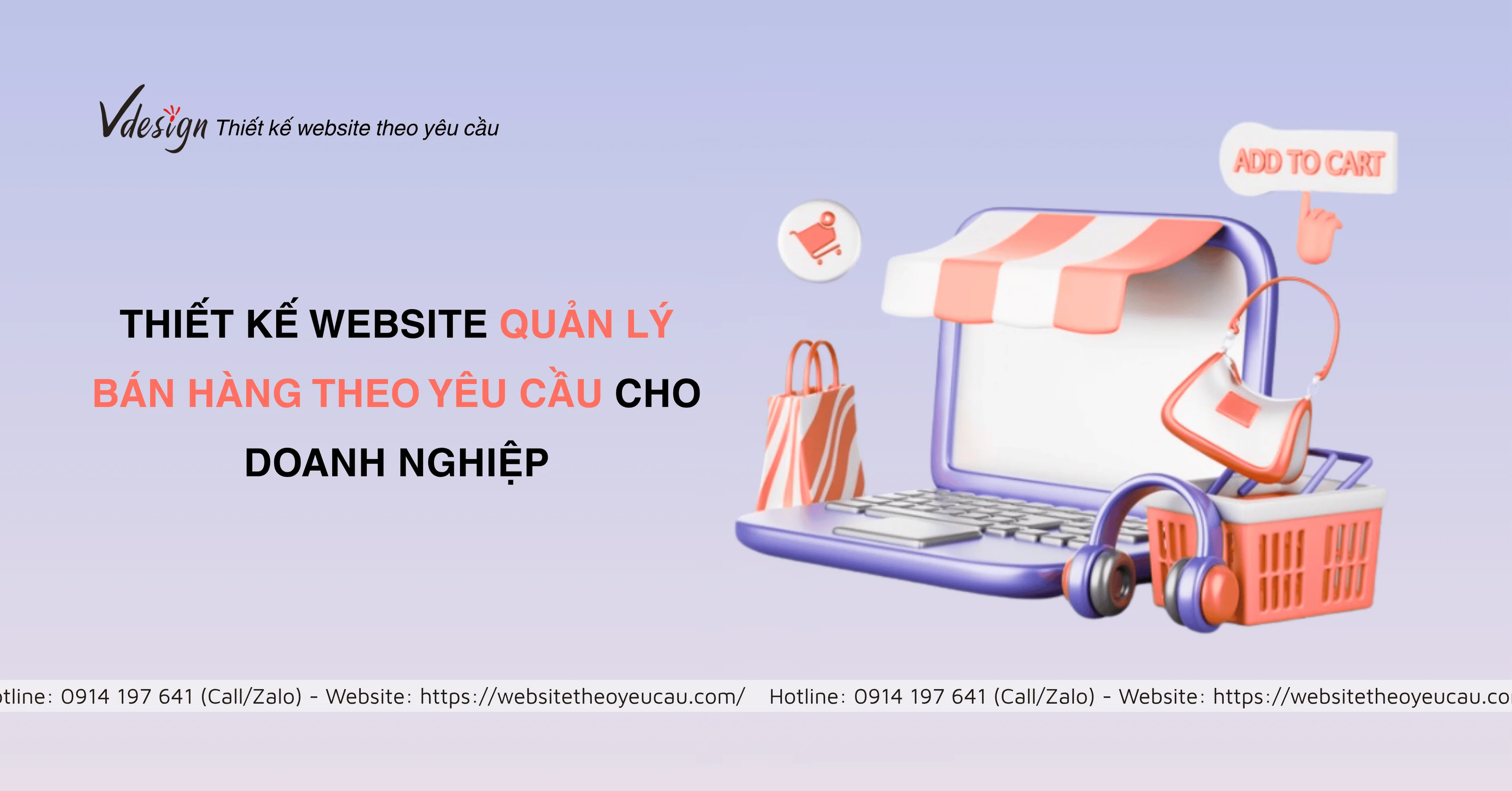 Thiết kế website quản lý bán hàng theo yêu cầu cho doanh nghiệp