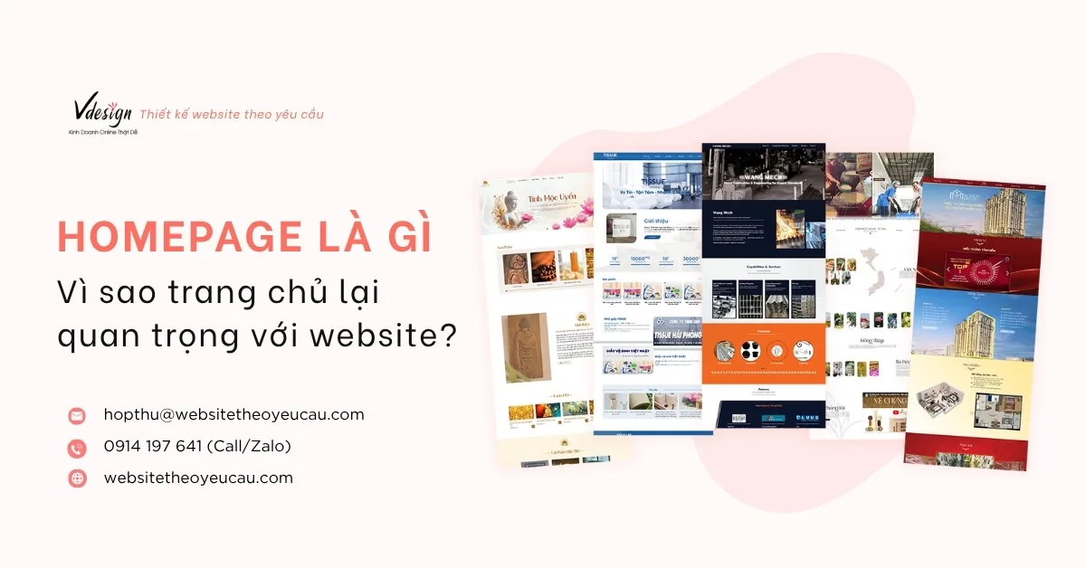 Homepage là gì? Vì sao trang chủ lại quan trọng với website