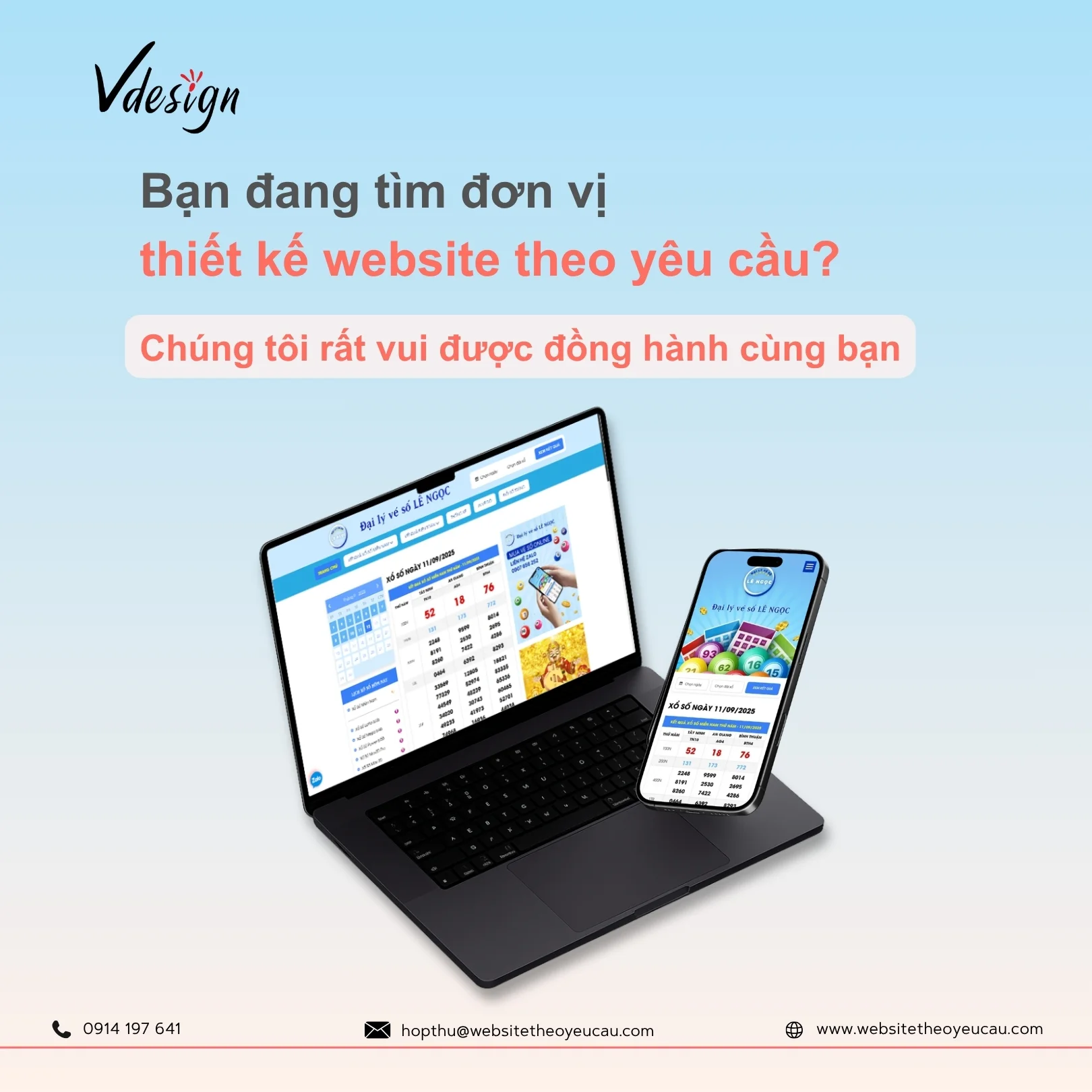 Dự Án Website ĐẠI LÝ VÉ SỐ LÊ NGỌC