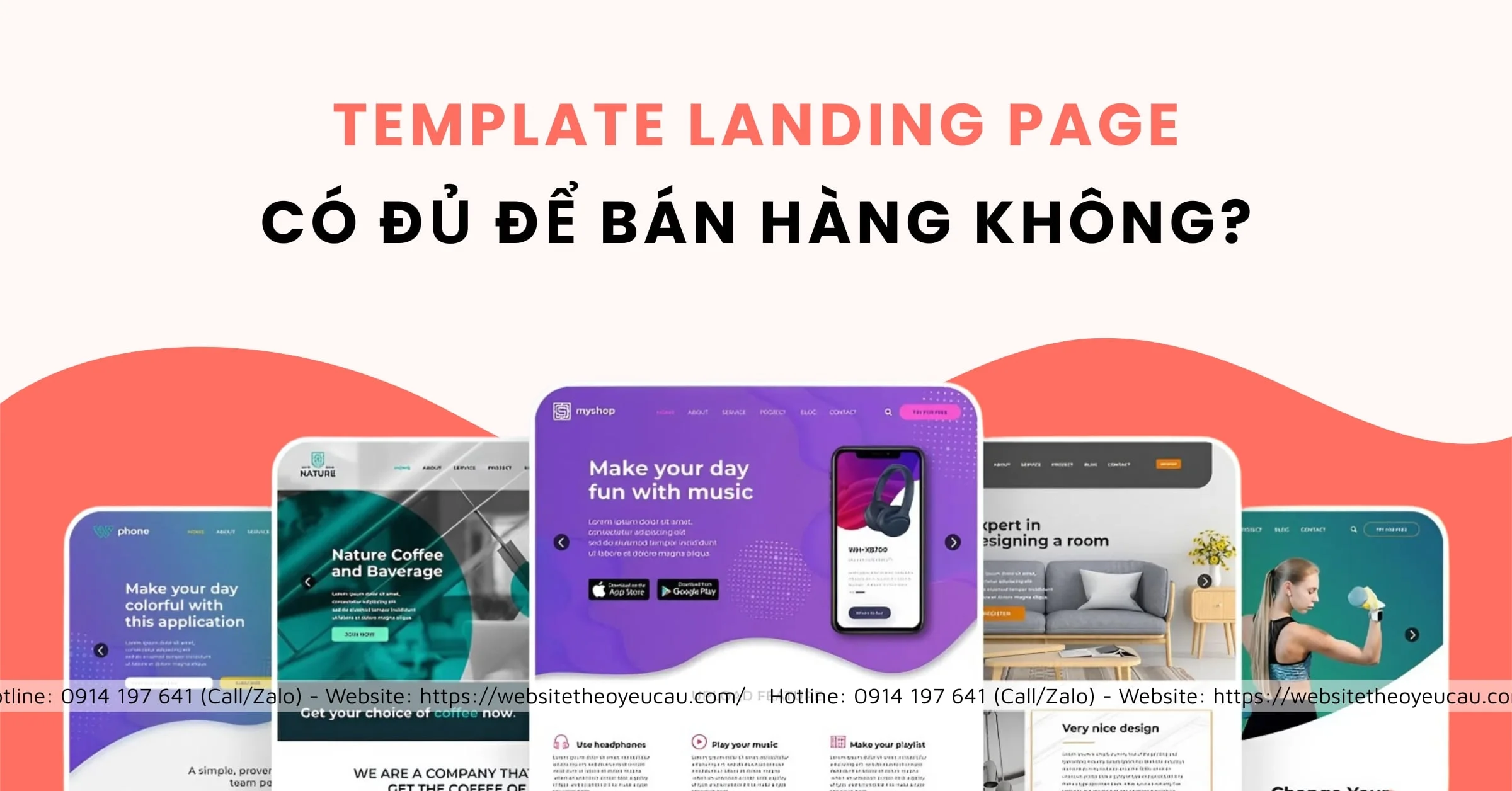 Template landing page có đủ để bán hàng không?