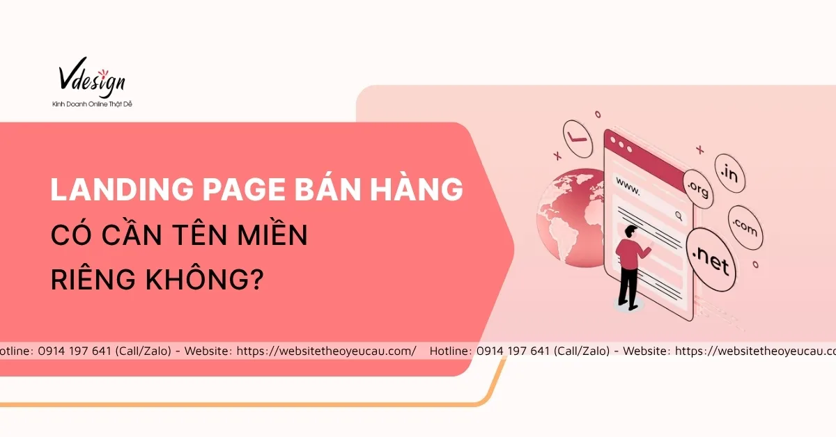Landing Page bán hàng có cần tên miền riêng không?