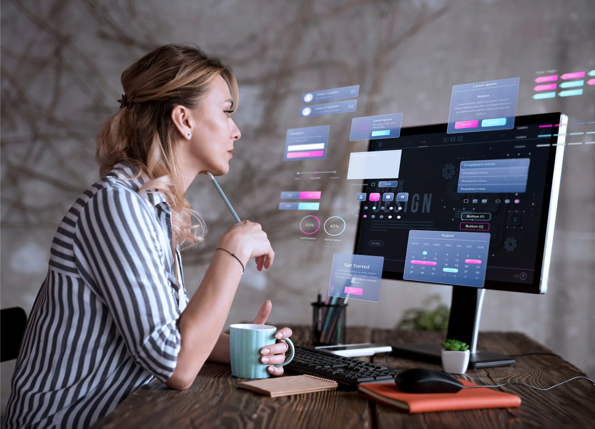 Làm thế nào để dung hòa giữa hai yếu tố Data vs Design.