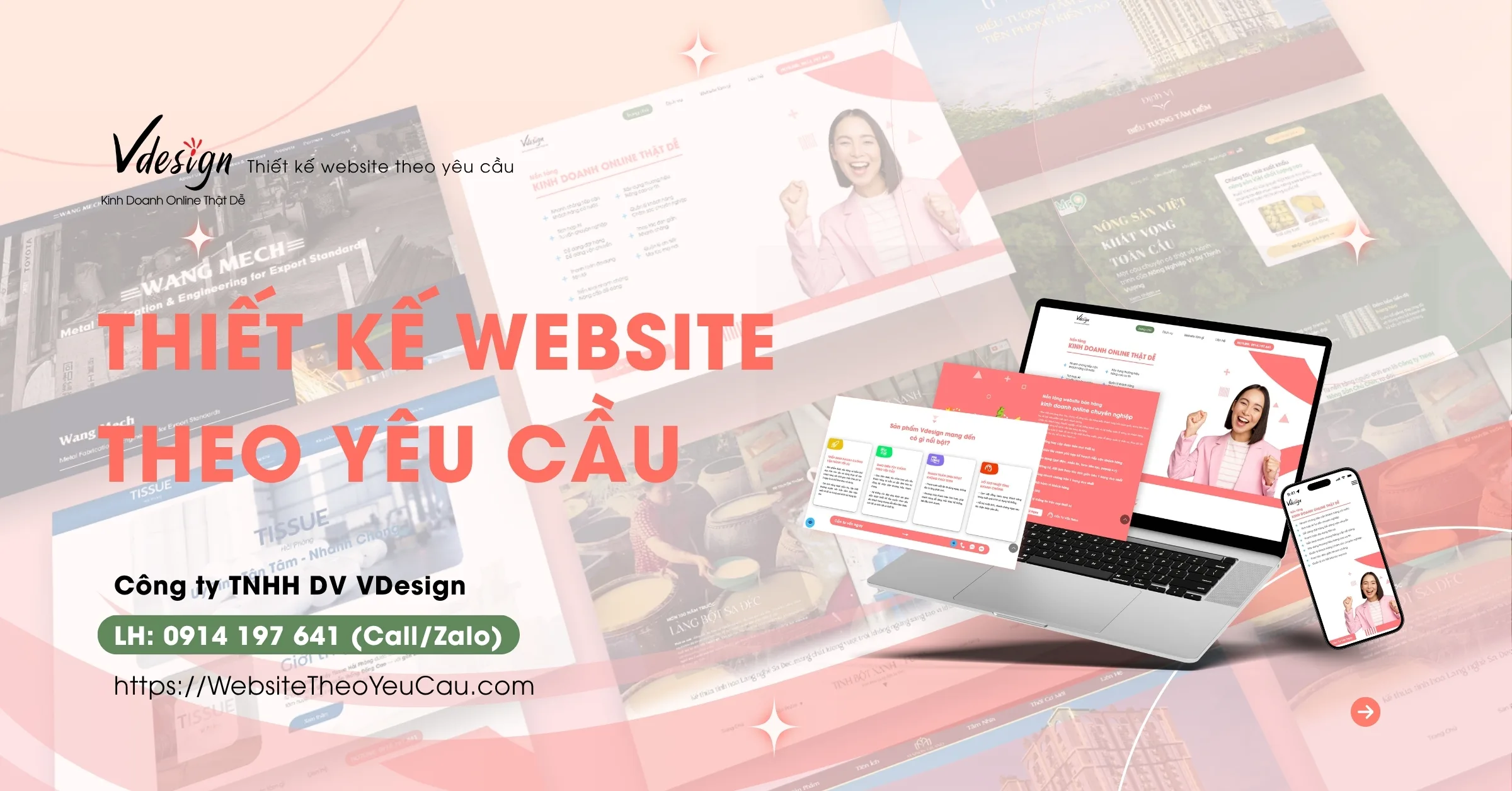 Thiết kế Website Theo Yêu Cầu tại VDesign.