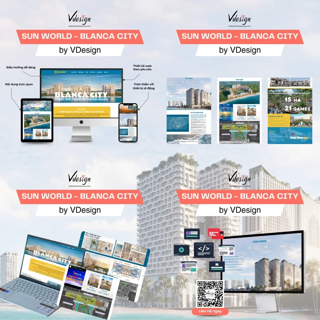 Dự án Landing Page Blanca City (Sun Group) by VDesign