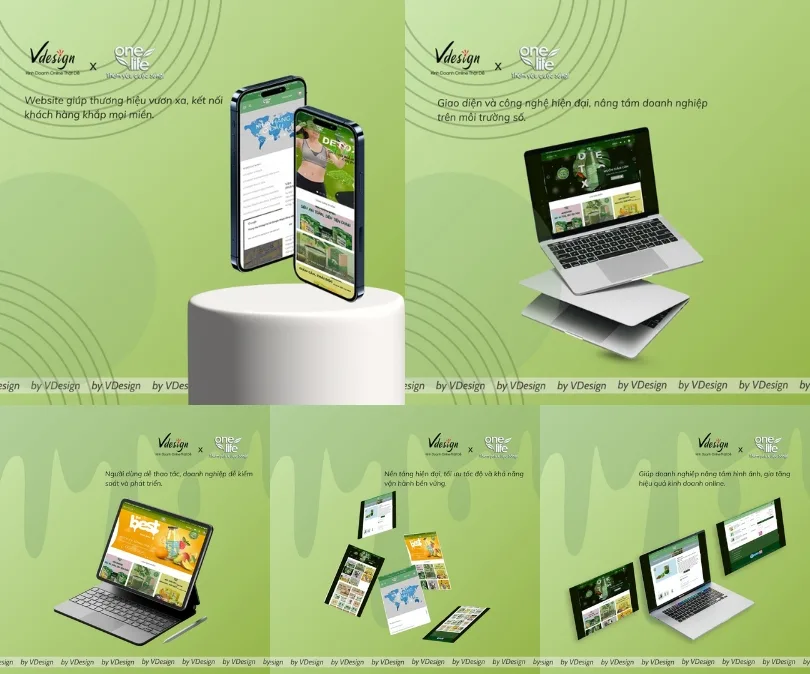 Dự án website OneLife by VDesign.