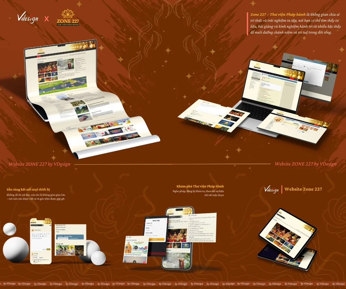 Dự án thiết kế website Zone 227 by VDesign