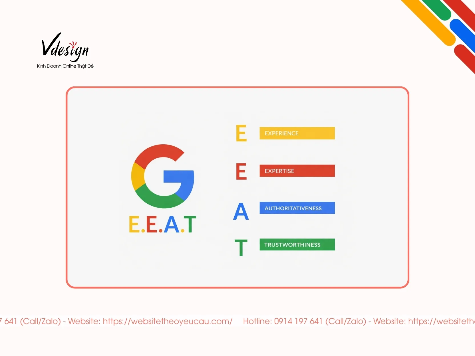 Website cần đảm bảo EEAT sẽ có khả năng thăng hạng rất nhanh với mức độ tín nhiệm cao từ Google.