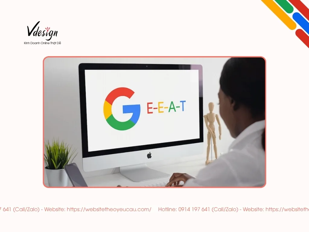 Thiết kế website chuẩn UX/UI giúp xây dựng E-E-A-T, nâng cao trải nghiệm người dùng và tăng độ uy tín cho doanh nghiệp.