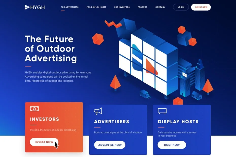 Xu hướng thiết kế website sử dụng các màu dạ quang rực rỡ