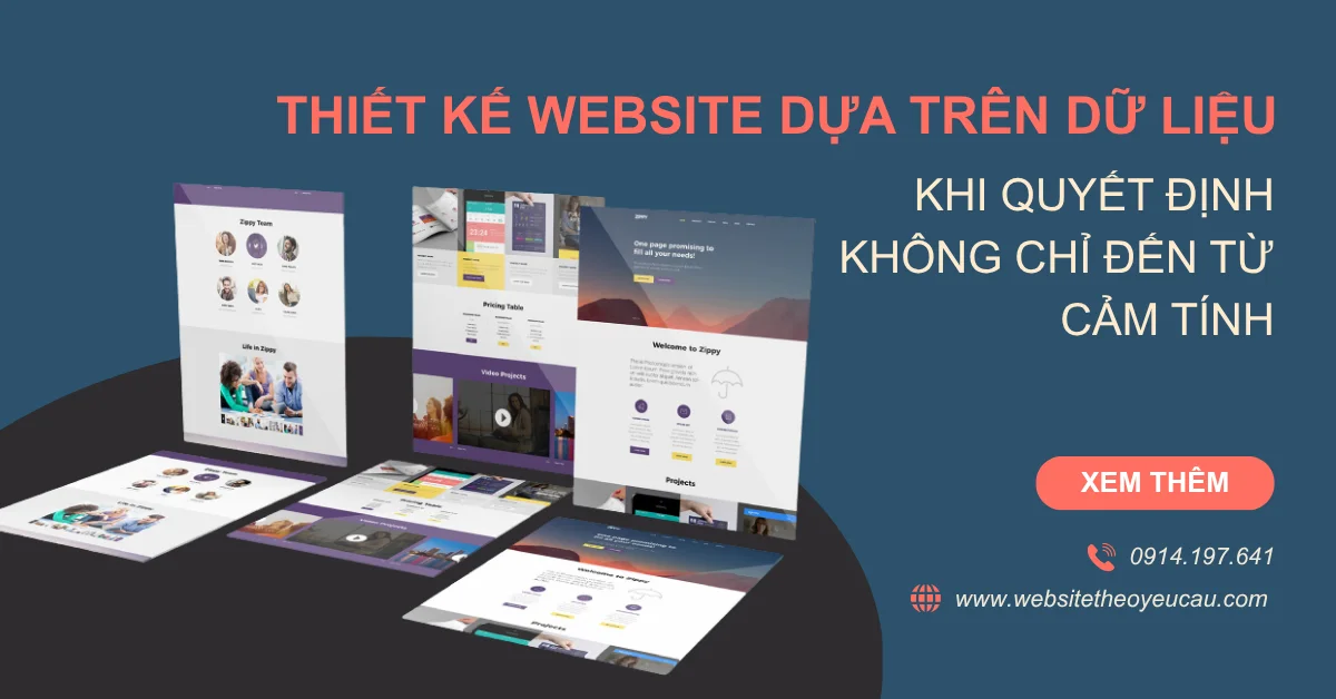 Thiết kế website dựa trên dữ liệu: Khi quyết định không chỉ đến từ cảm tính