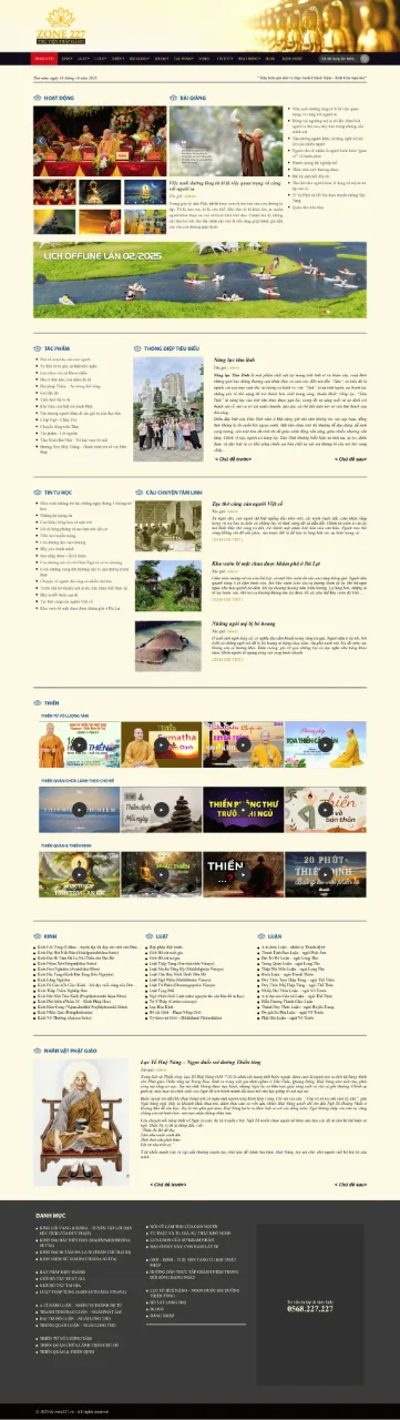 Thiết kế website Zone 227 Thư viện Pháp hành