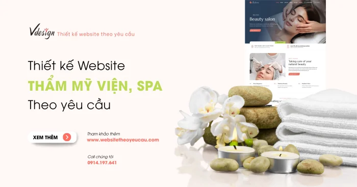 Thiết kế Website Thẩm Mỹ Viện - Spa Chuyên Nghiệp, Giá Tốt | Công ty VDesign
