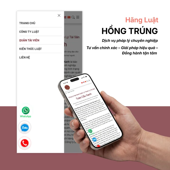 Dự Án Website LUẬT HỒNG TRÚNG