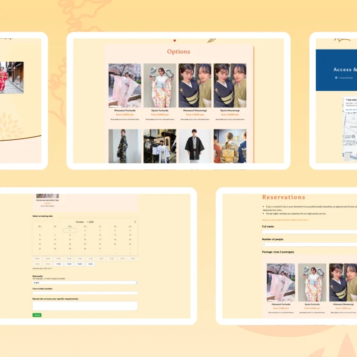 Dự Án Website HIMAWARI KIMONO SUKI