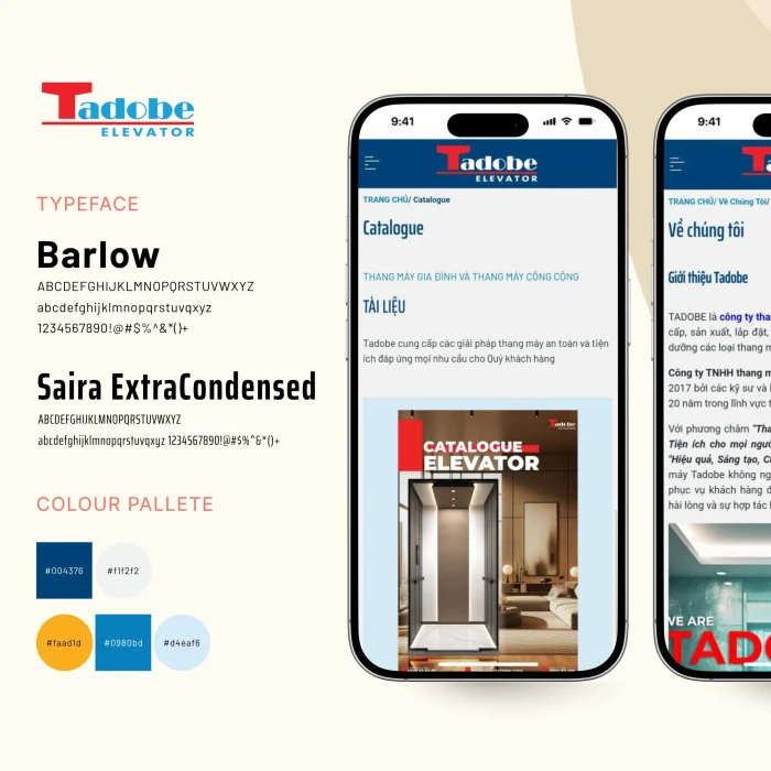 Dự Án Website THANG MÁY TADOBE