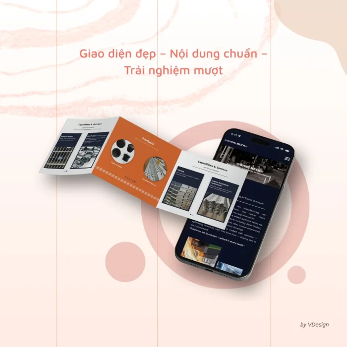Dự Án Landing Page WANG MECH